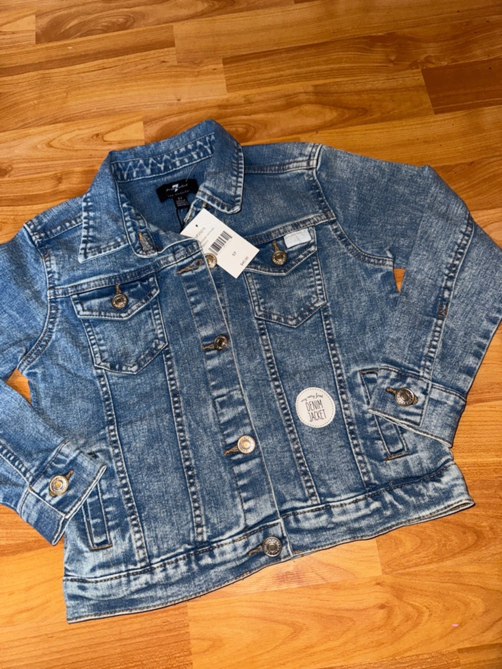 NWT 7 for all mankind kids 5T toddler girls/unisex Jean jacket